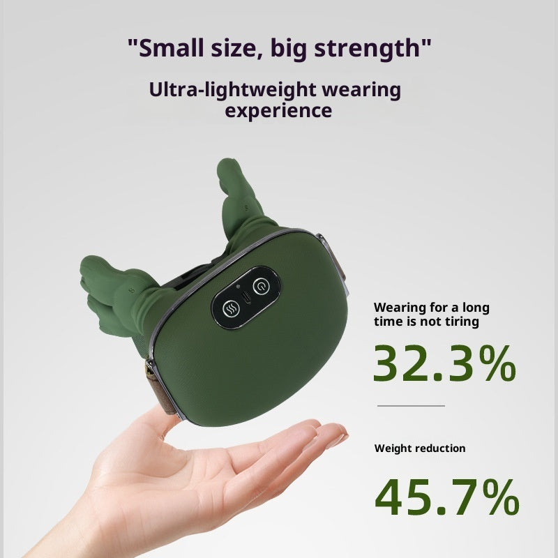 Wireless Electric Neck & Shoulder Massager - Rechargeable Muscle Relief Device