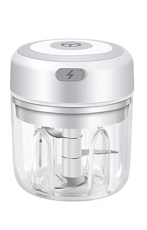 Mini Electric Garlic Chopper - USB Rechargeable Food Processor for Kitchen