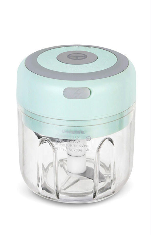 Mini Electric Garlic Chopper - USB Rechargeable Food Processor for Kitchen