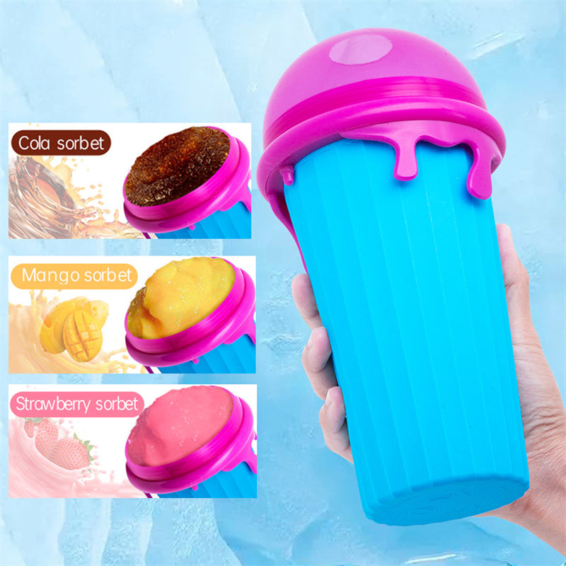 500ml Slushy Maker Cup - Quick-Frozen Smoothie & Juice Bottle for Summer