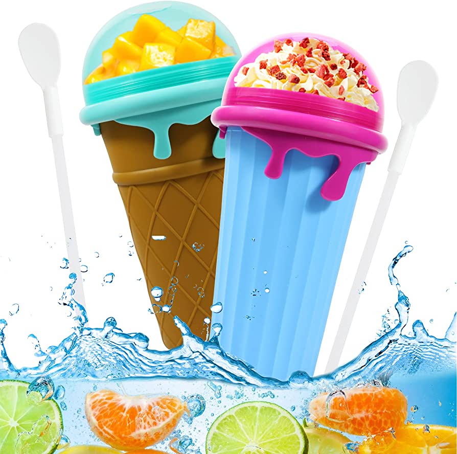 500ml Slushy Maker Cup - Quick-Frozen Smoothie & Juice Bottle for Summer
