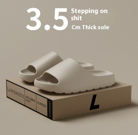 Thick Sole EVA Sandals - Comfortable Slip-On Slides for Home & Outdoor